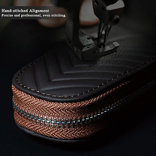 Miniatura 4 de Funda de cuero para llavero de automóvil, funda para llavero de automóvil, funda para llavero de automóvil, carcasa para llave de automóvil, unisex,