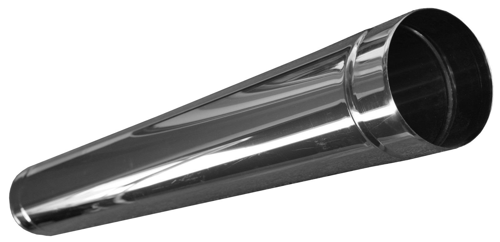 Rohr, Edelstahl EW, Länge 1,0 m, Durchmesser 150 mm, Schornstein Sanierung Rauchrohr Ofenrohr Abgasrohr (150)