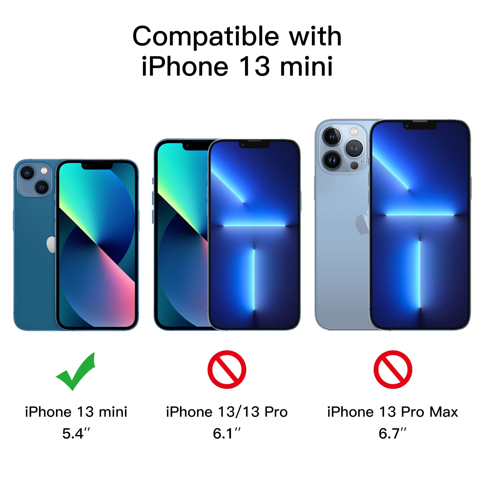 JETech Privacy Pellicola Protettiva per iPhone 13 mini 5,4 Pollici, Copertura Totale Vetro Temperato Completa Film AntiSpy, Compatibile con Cover, Pacco da 2