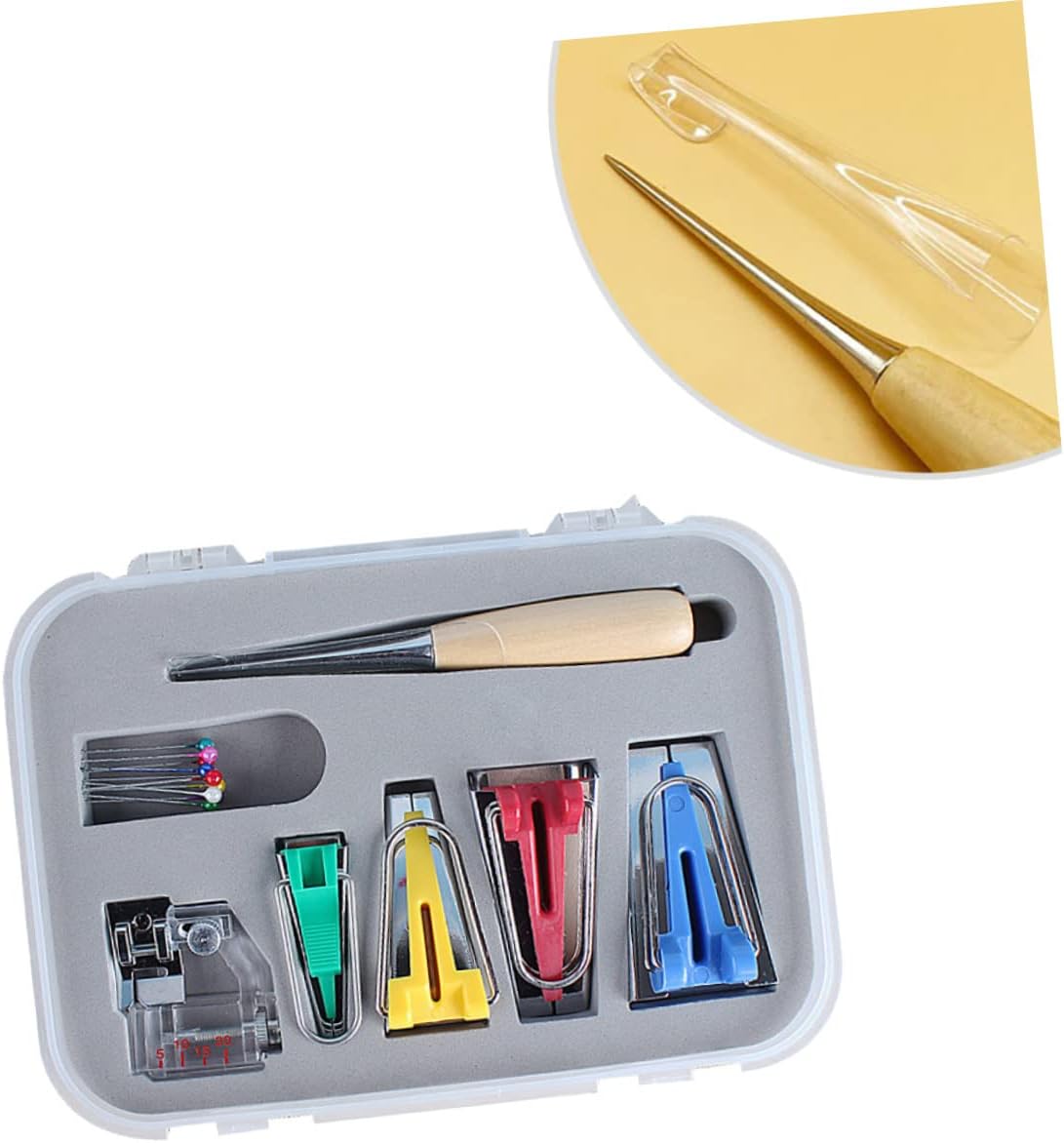 KONTONTY Multi-Function Quilting Machine Tape Makers Binder Foot Kit Sewing Machine Accessory Set Precision Tools