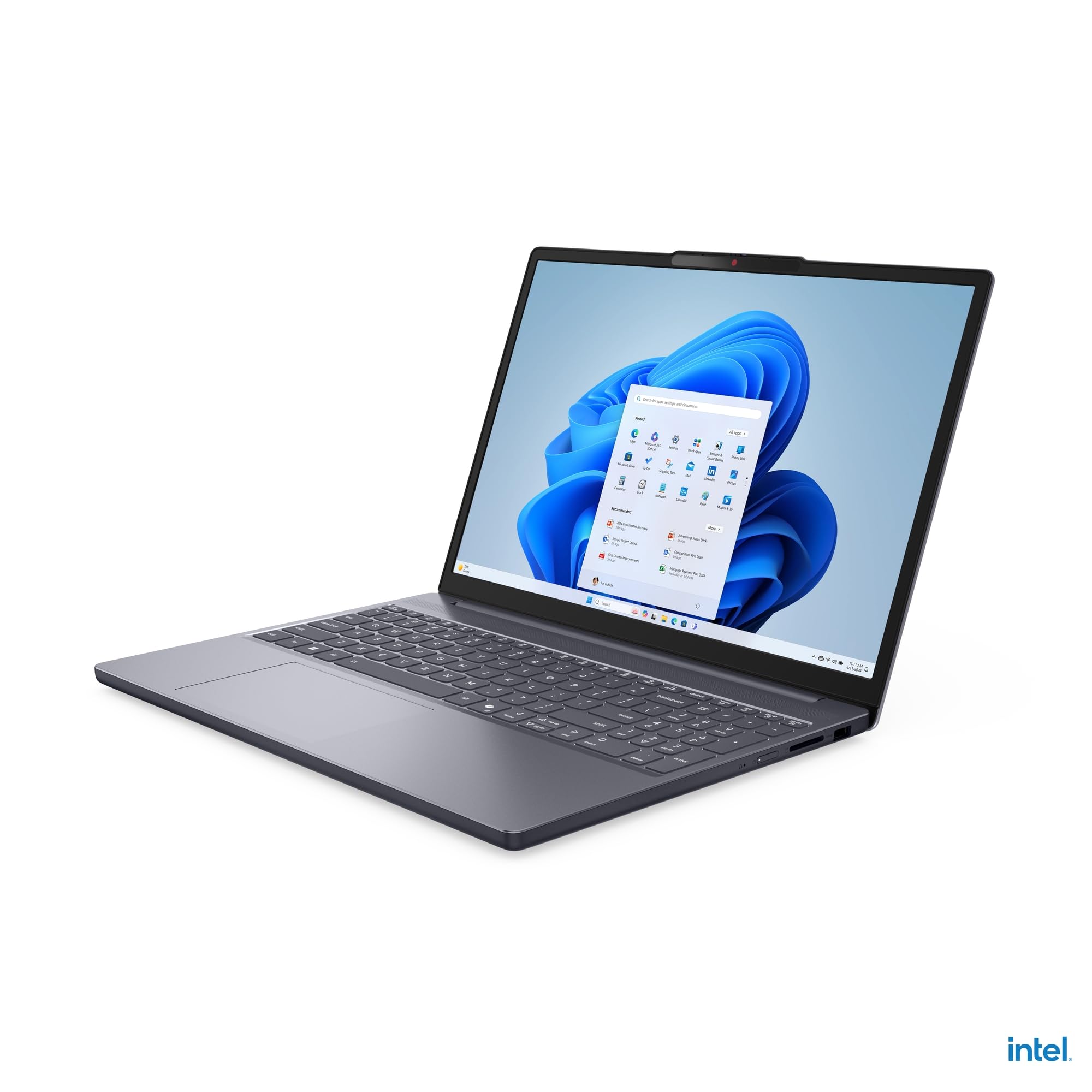 Lenovo IdeaPad Slim 3 15IRH10 - Ordinateur Portable 15.3'' WUXGA (Intel Core i5-13420H, RAM 16Go, SSD 512Go, Intel UHD Graphics, Windows 11 Home) Clavier AZERTY Français - Gris
