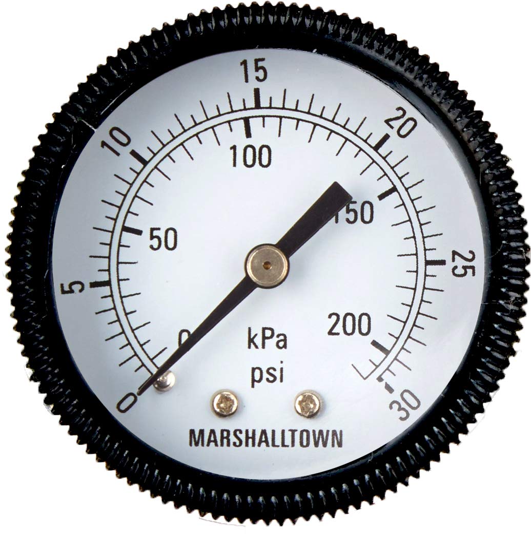 Marsh Bellofram GG3530C4 Marshalltown Value Series Gauge, 3 1/2