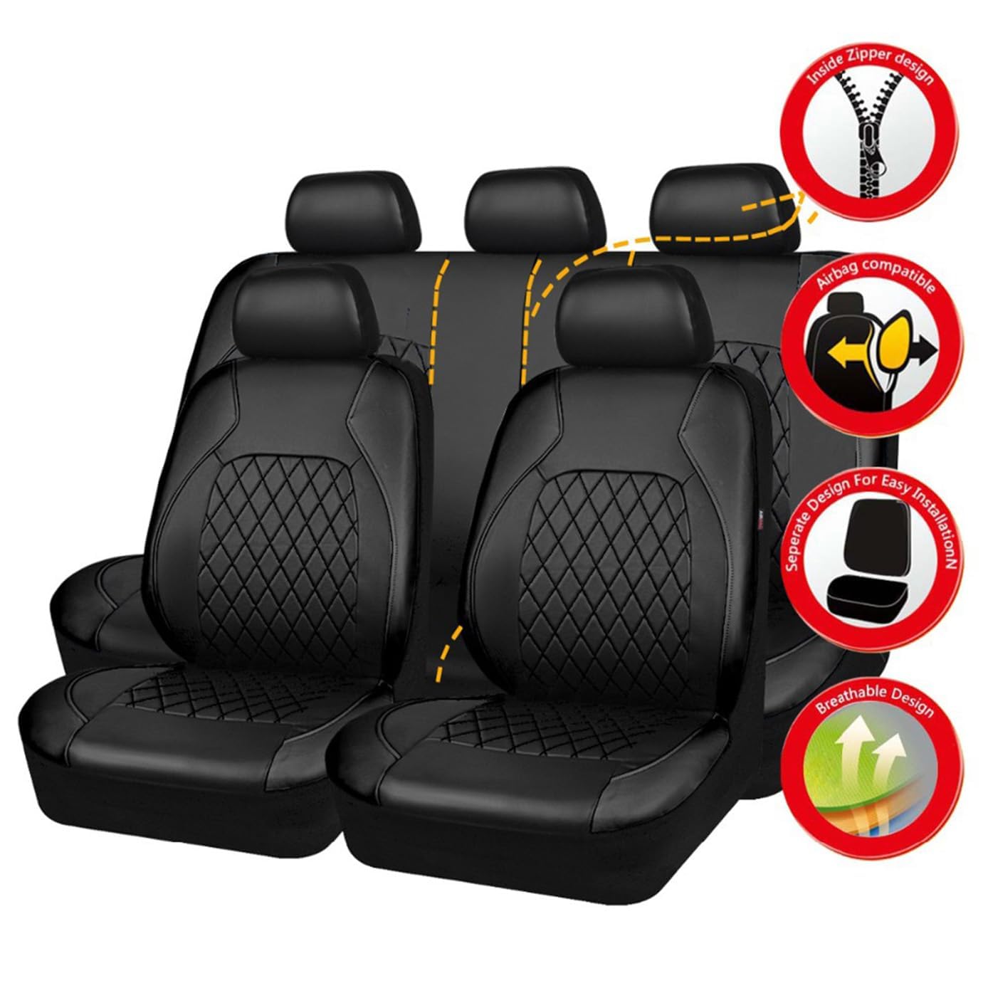 9 Piezas Fundas Asientos Coche para Peugeot Partner 2000 2001 2002 2003 2004 2005 2006 2007 2008 2009 2010-2024 Delanteros Y Traseros Impermeable Cómodo Juegos De Cubreasientos Interior Accesorios