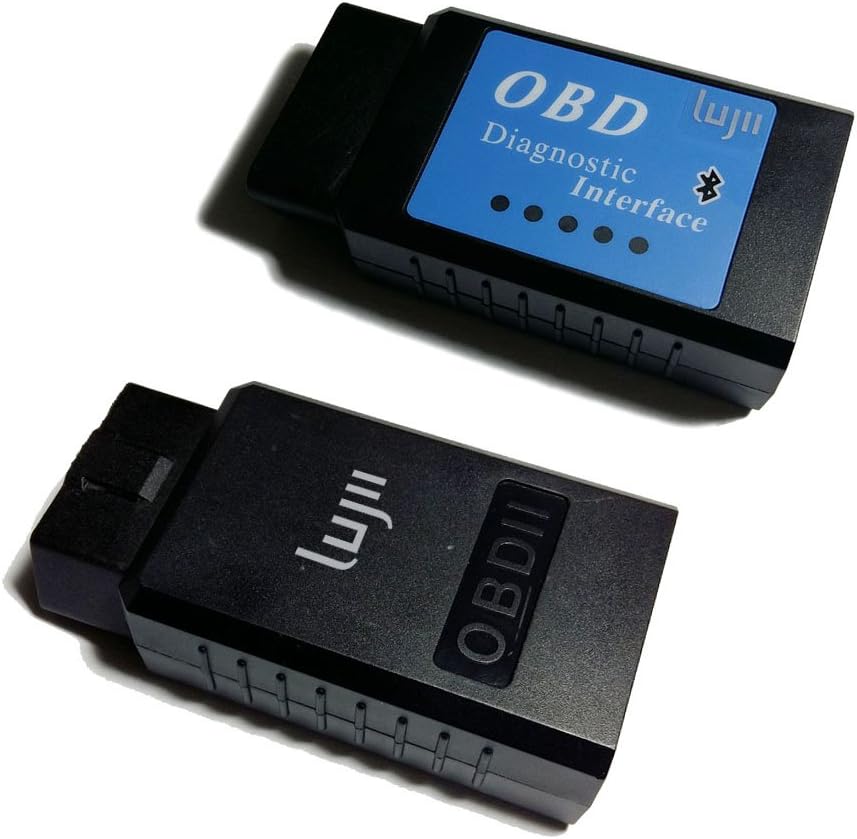 LUJII Bluetooth Car Scanner-OBDII OBD2 EOBD Diagnostic Code Scanner CAN-Bus Trouble Code Read Diagnose Tester Diagnostic Scanner (Mini Bluetooth)