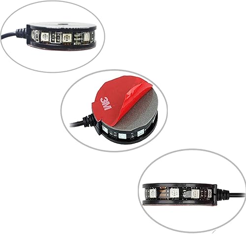 Miniatura 8 de Luz LED RGB para rueda de motocicleta, 2 unidades, luz de llanta brillante para motocicleta, automóvil, bicicleta