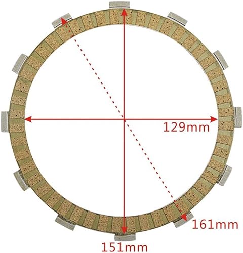 Miniatura 2 de Motorcycle Clutch Friction Plate Kit Compatible With SUZUKI GSX1250 GSX 1250 2010-2015 DL1000 A V-Strom DD DL 1000 2014 M1500 M 1500 2009-12