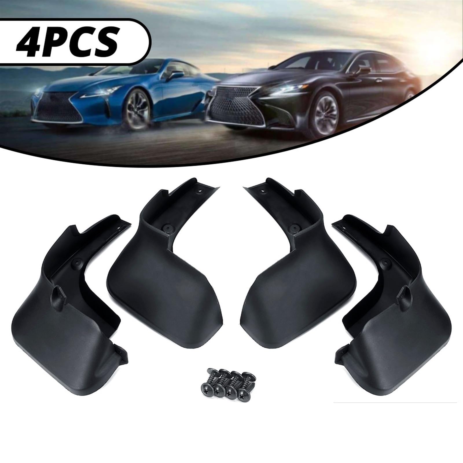 Paraspruzzi for auto, for Lexus, RX RX270 RX300 RX350 RX450H 2010-2015 Paraspruzzi Paraspruzzi Parafanghi Accessori
