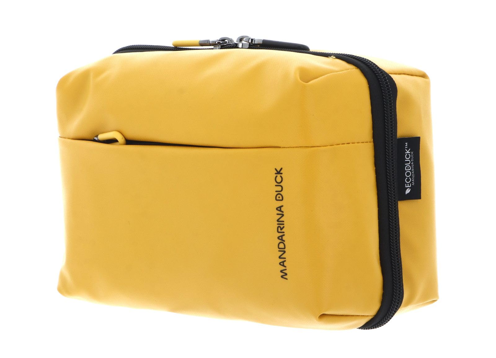 MANDARINA DUCK borsa da toilette Eco Coated Necessaire Duck Yellow giallo scuro