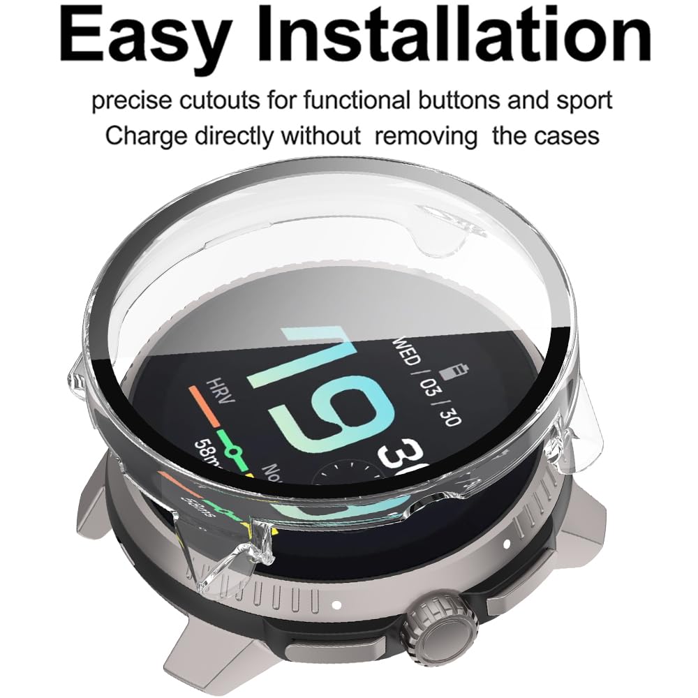 Acddeny Lot De 2 Coques Compatibles Avec Suunto Race, Coque De