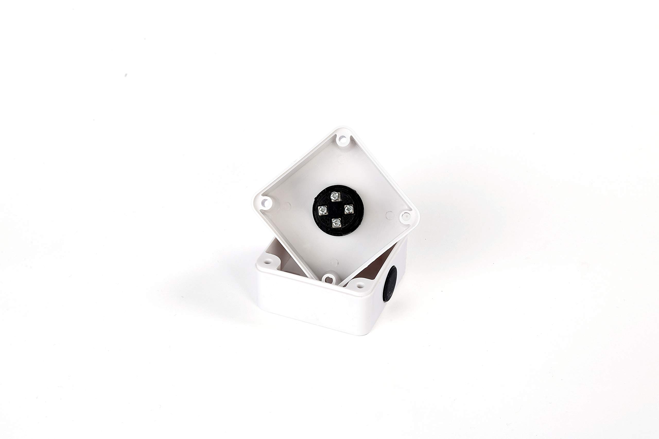 SRP Plastic Unbreakable 1 Way Emergency Push Button Switch Unit, Silver 1