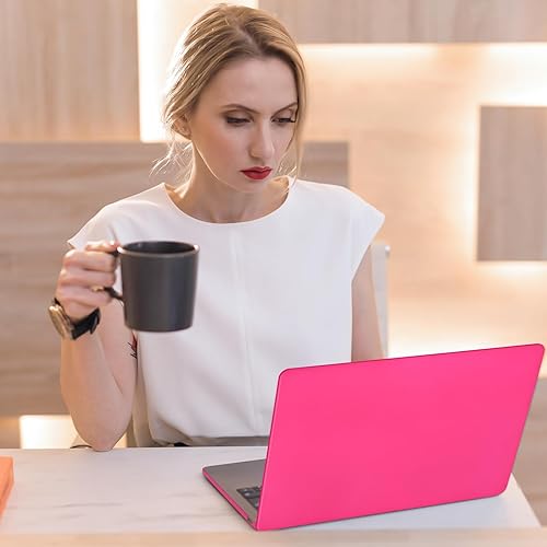 Miniatura 7 de Seorsok Funda compatible con MacBook Air de 15 pulgadas 2023 2024 versión A2941 M2 y M3 A3114 Touch ID, funda rígida de plástico ultra fina para