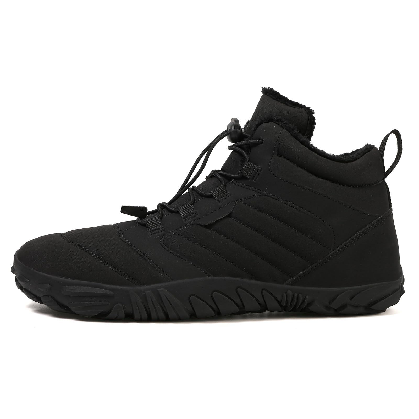 Barfußschuhe Winter Herren Damen Winterstiefel Wasserdicht Winterschuhe Rutschfeste Barfuss Schuhe Warm Gefüttert Schneestiefel
