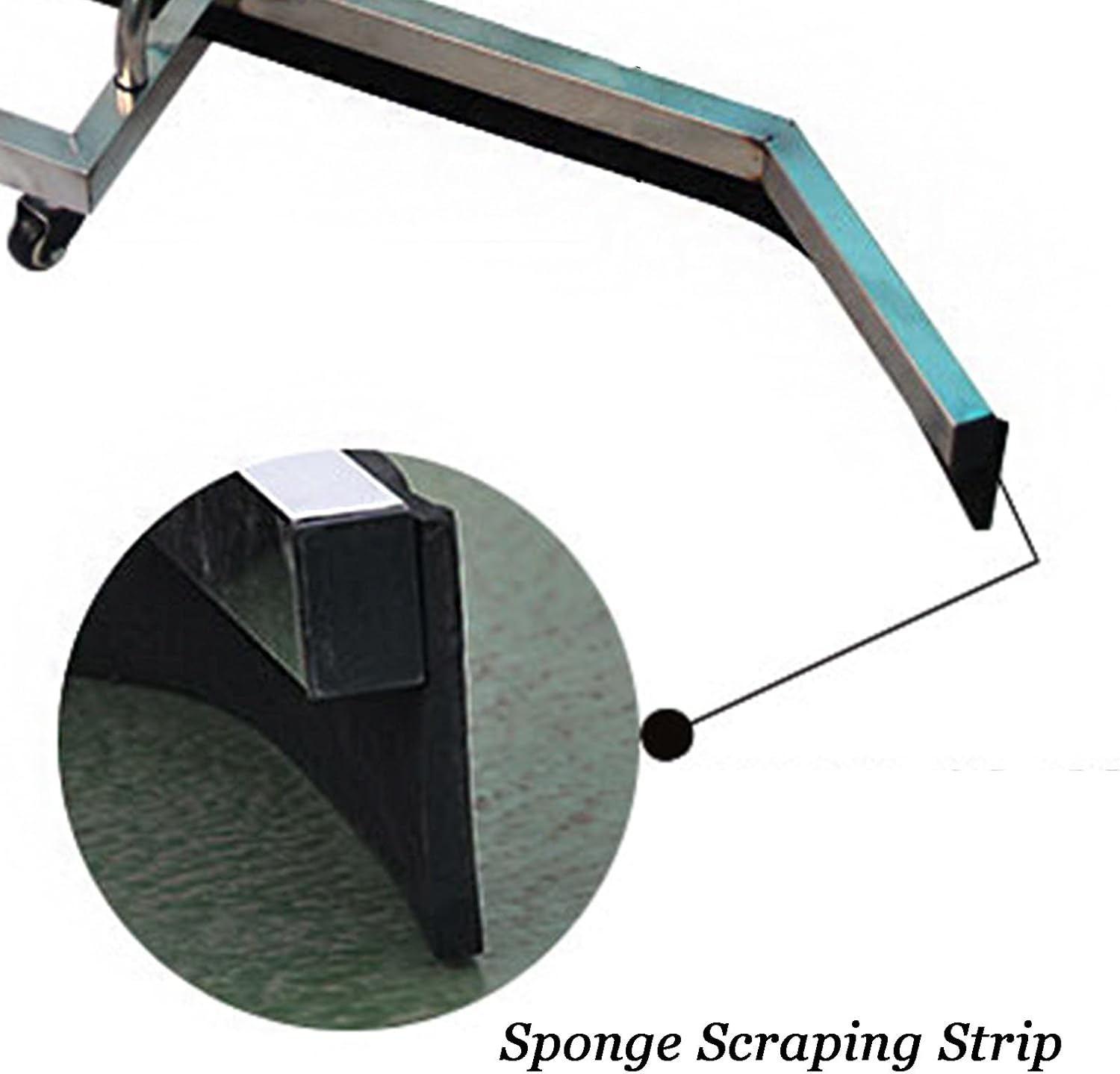 Tennis Court Squeegee,SilverBasketball Tennis Court Squeegee,Stainless Steel Sport Court Accessories,for Sport Courts Garages