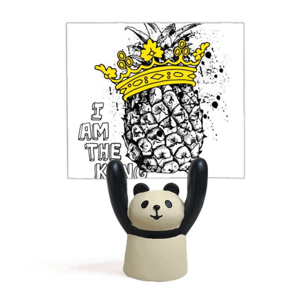 Porte-mémo panda PineFruit en métal avec pince crocodile robuste