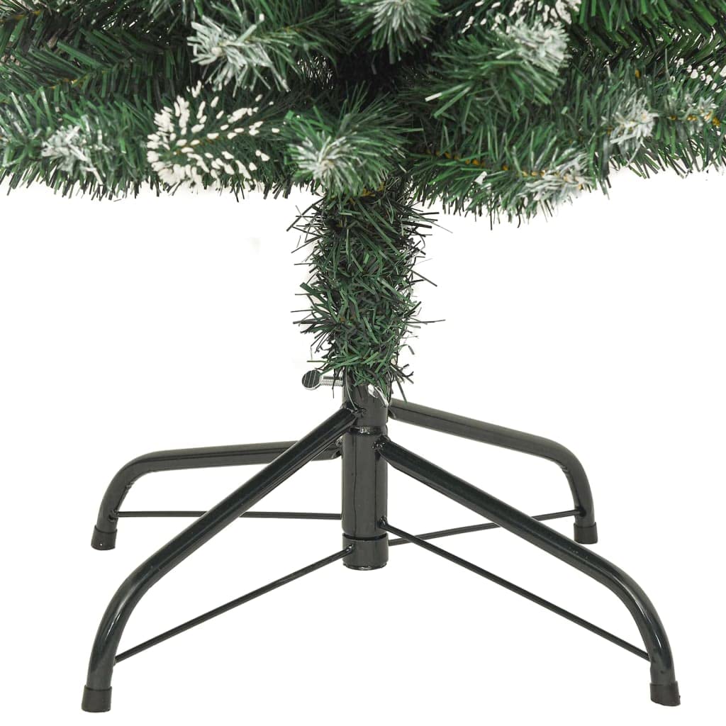 Albero Di Natale Con Luci,Albero Di Natale Foltoalbero Di Natale Artificiale Sottile Con Base 150 Cm Pvc Adatto Per Ingresso, Festa, Cortile, Giardino, Hotel, Negozio