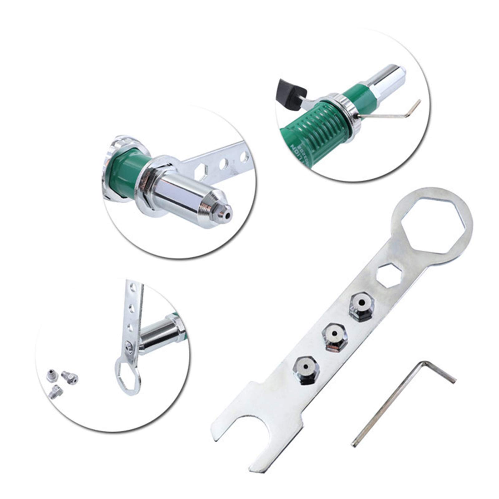 Adapter do nitów,Wiertarka elektryczna Narzędzie ręczne Pistolet do nitowania nakrętek,Adapter do nitonakrętek z chwytem sześciokątnym,Średnica nitu 2,4-4,8 mm