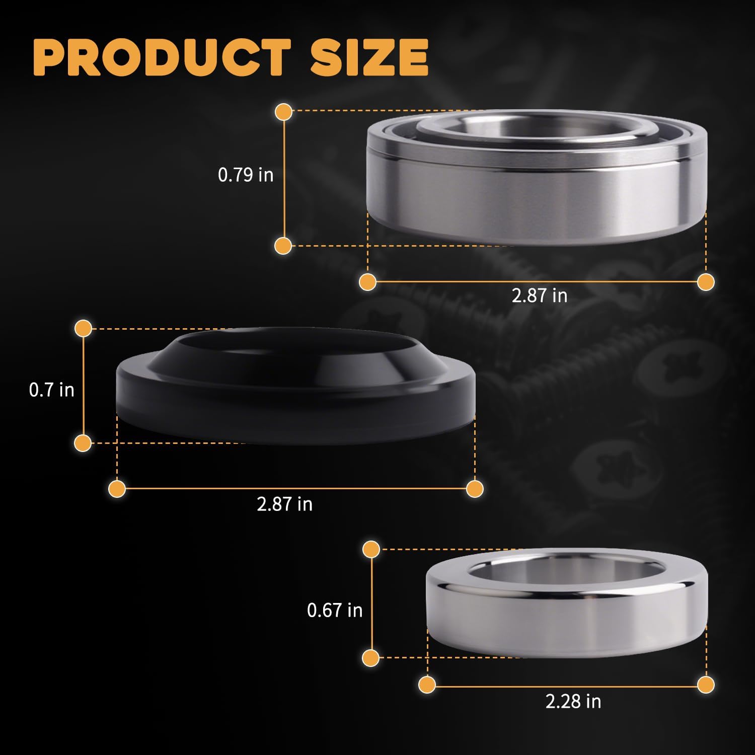 2 Set Rear Axle Shaft Wheel Bearing Inner Spacer Oil Differential Seal Kit Fit For Nissan Titan 04-07 Fit For Nissan Frontier 05-17 Fit For Nissan Xterra 06-15# 43252-7S200 43070-7S200 40210-7S210