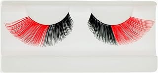 Pestañas rojas y negras para reina de corazon...