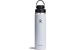 White 24 oz Hydro Flask Water Bottle