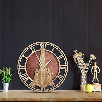 Amazon.co.jp: SR-71ブラックバード航空木製壁掛け時計航空機