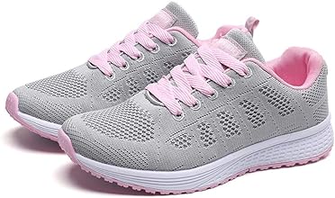 Zapatillas Deporte Mujer Blancas Sneakers Casual Deportivos Zapatillas Running Ligeras Transpirables Zapatos Cómodo Classic Calzado Malla Antideslizante Moda Atlético Fitness Gimnasio Caminar Baratas4