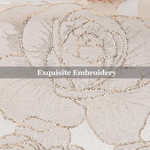 Image of Womens Vintage Floral Embroidery Clutch Evening Handbag Shoulder Bags Purse for Wedding Party Prom