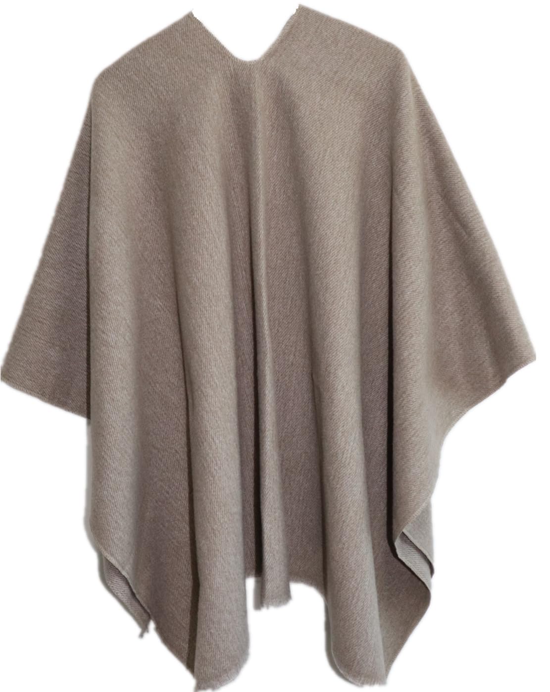 Miaikvs Poncho réversible surdimensionné pour femme élégant tricoté couverture sur le devant cardigan écharpe manteau pour le printemps et l'automne