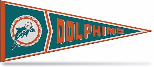 Miniatura 20 de Rico Industries NFL Retro - Alt 12" x 30" Felt Wall Décor Pennant - Great for Home/Bed Room/Man Cave Décor