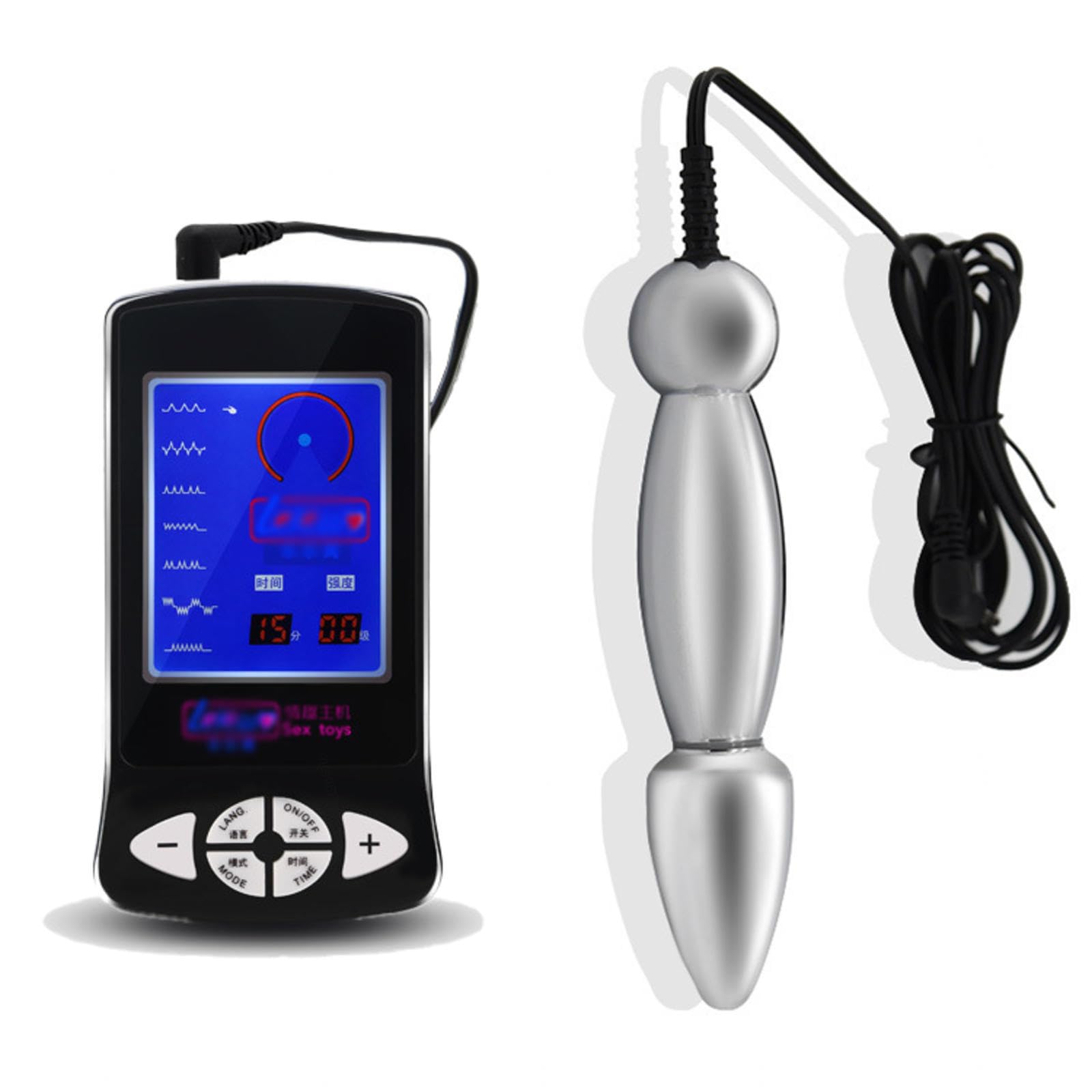 Estim Sex Electro Shock, Analplug, Buttplug zur Elektrostimulation, Elektrostimulationsgerät Kit Elektrostimulation, Stimulator Elektroschock Kit Sex Toys