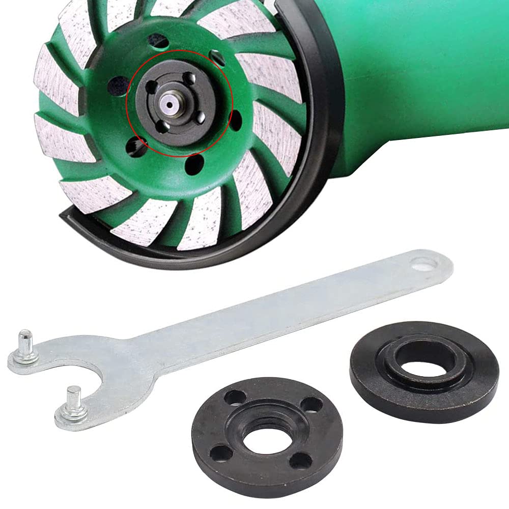 Replacement Flange Nut Set For Angle Grinder - 40mm Clamping Nut, Grinding Disc Accessories, Universal Fit