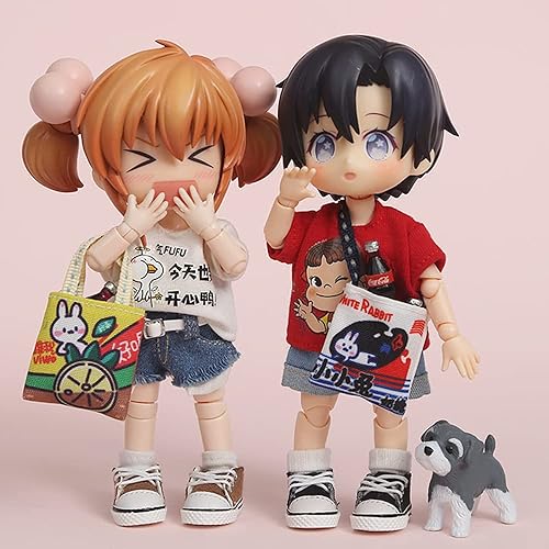 Miniatura 9 de BJD - Zapatos de muñeca casuales para OB11, GSC, Molly, Holala, 112bjd, zapatos, accesorios de juguete para muñecas (gris)