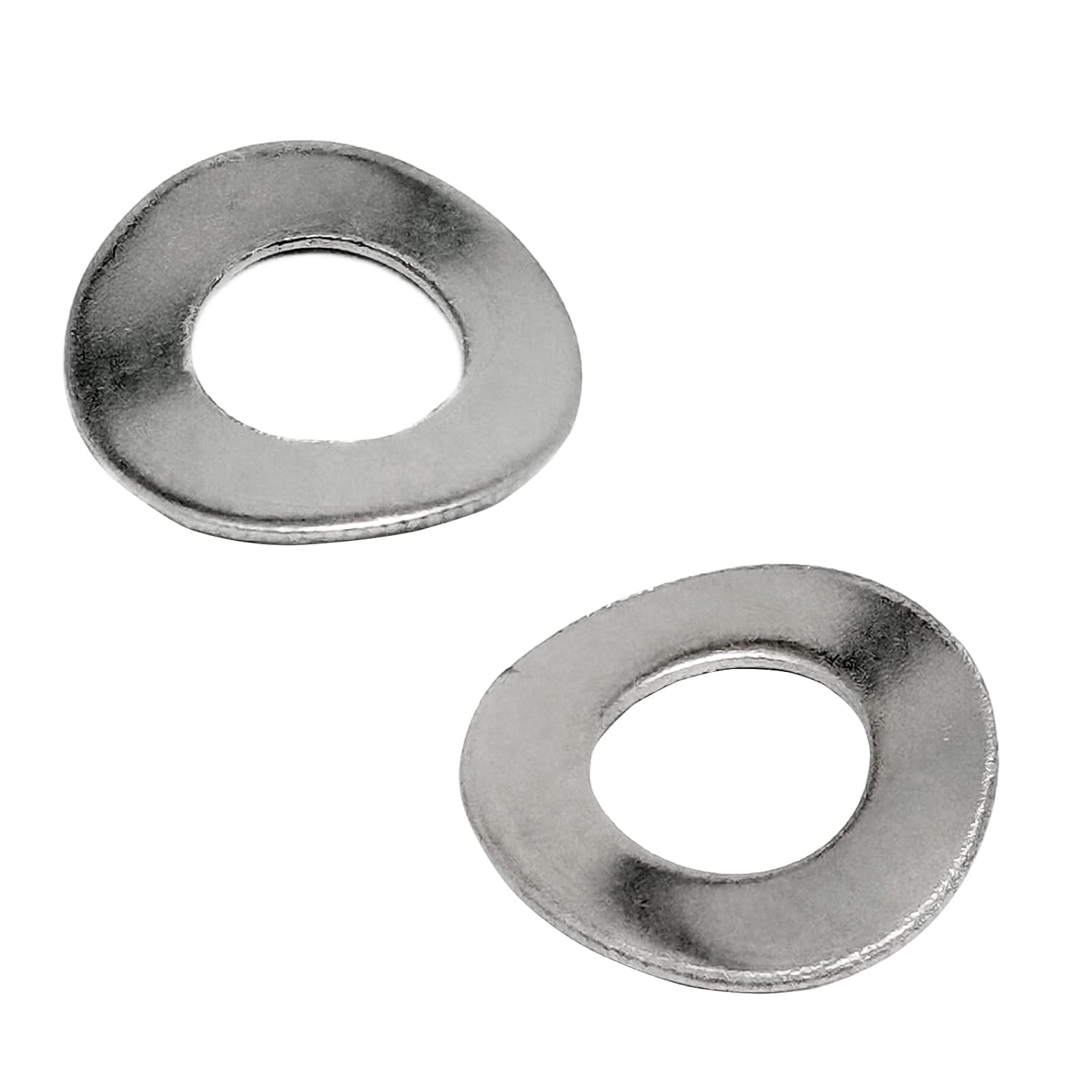 M6 304 Stainless Steel Wave Spring Washer Spring Lock Washer Gasket Assortment Kit(100pcs)