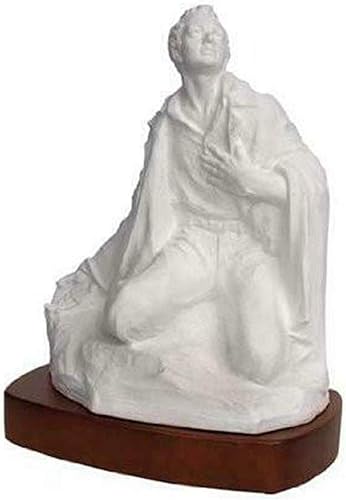 Miniatura 1 de One Moment In Time S23 First Vision Joseph Smith Base de madera de mármol Estatua de Dios Mormón LDS CTR