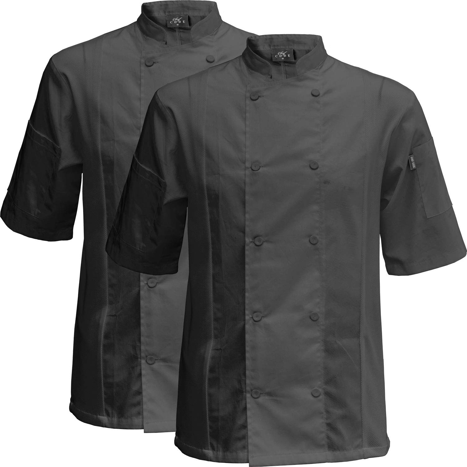 Chef Code2-PACK Cool Breeze Side Vent Chef Coat