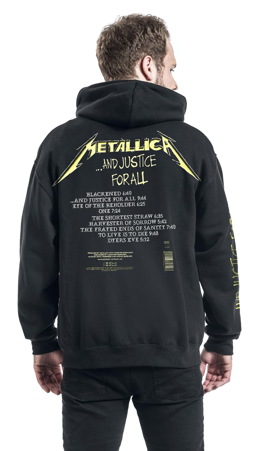 Metallica ...and Justice for All Männer Kapuzenpullover schwarz Band-Merch, Bands