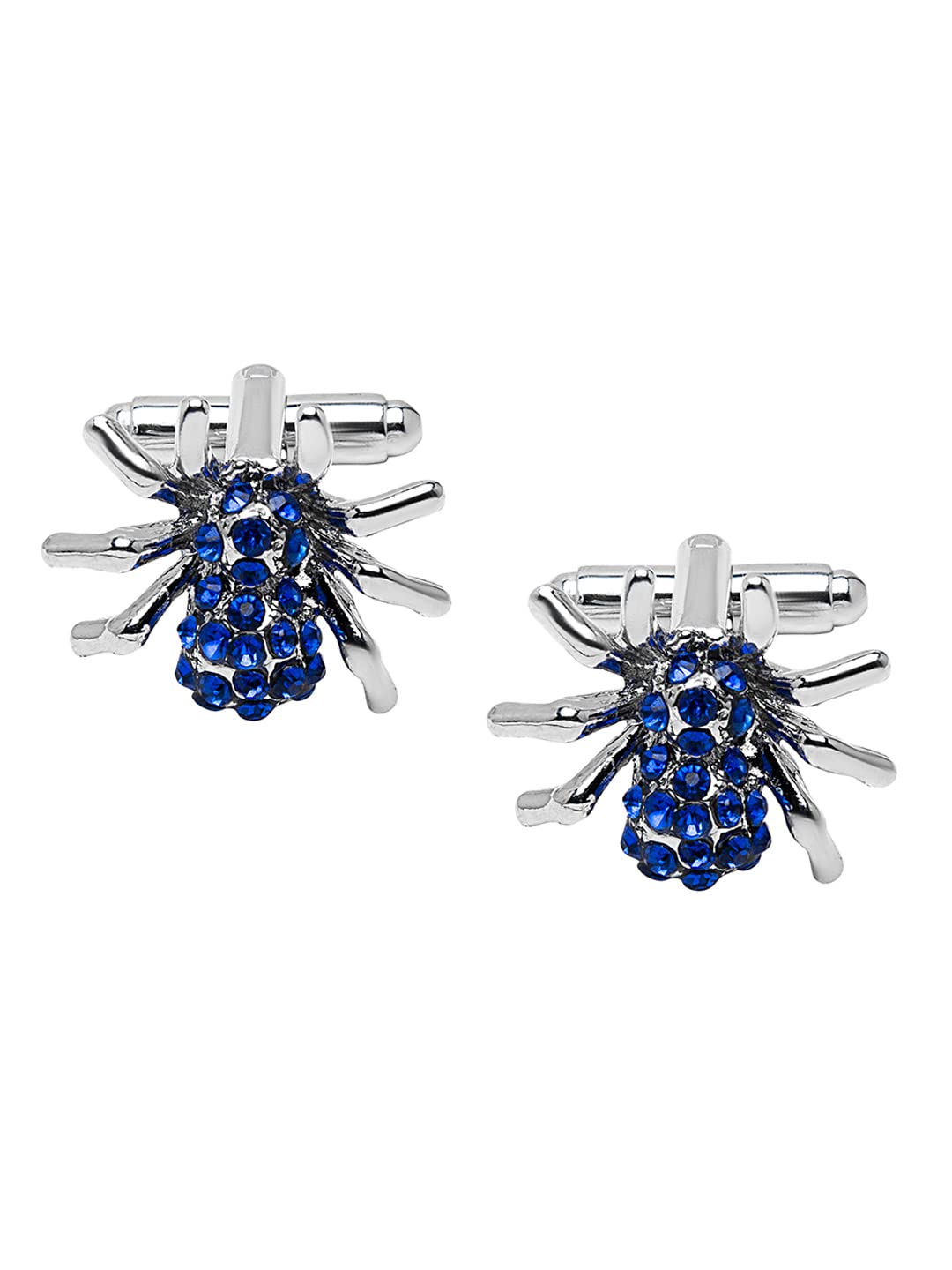 shining jewel - by shivansh Shining Jewel Elegant Fancy and Designer Silver Plated Superhero Collection Design Cufflinks For Men (SJ_7183)-picture-52