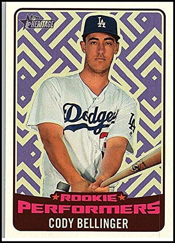 2017 Topps Heritage High Numbers Rookie Performers #RP-CB Cody Bellinger Los Angeles Dodgers Baseball Card