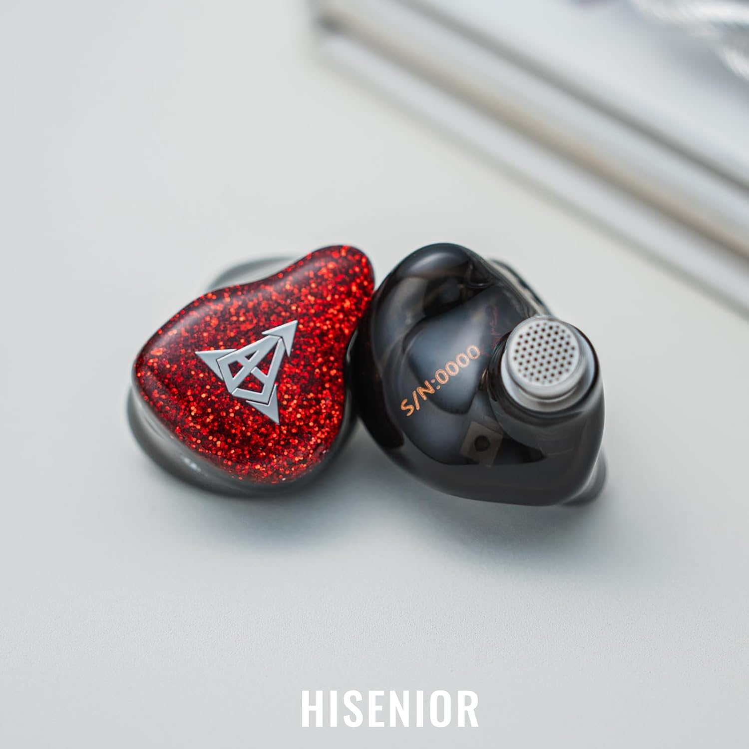 Hisenior Mega5EST Bass+ 1DD+2BA+2EST Tribrid Drivers in-Ear Monitor Earphones, Hybrid Driver IEM Headphones, HiFi Wired Earbuds with Harman Curve for Bass-Loving Audiophiles (Bass+)