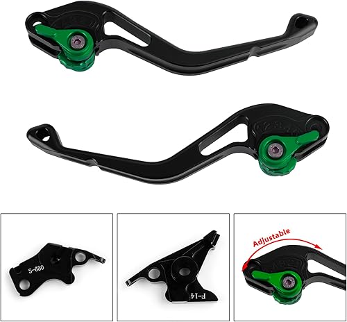 Miniatura 3 de Areyourshop 2 piezas (freno y embrague) para Suzuki DL650/V-STROM 2004-2010, para Suzuki 600/750 KATANA 1998-2006, SV650/S 1999-2010(F-14/S-650)