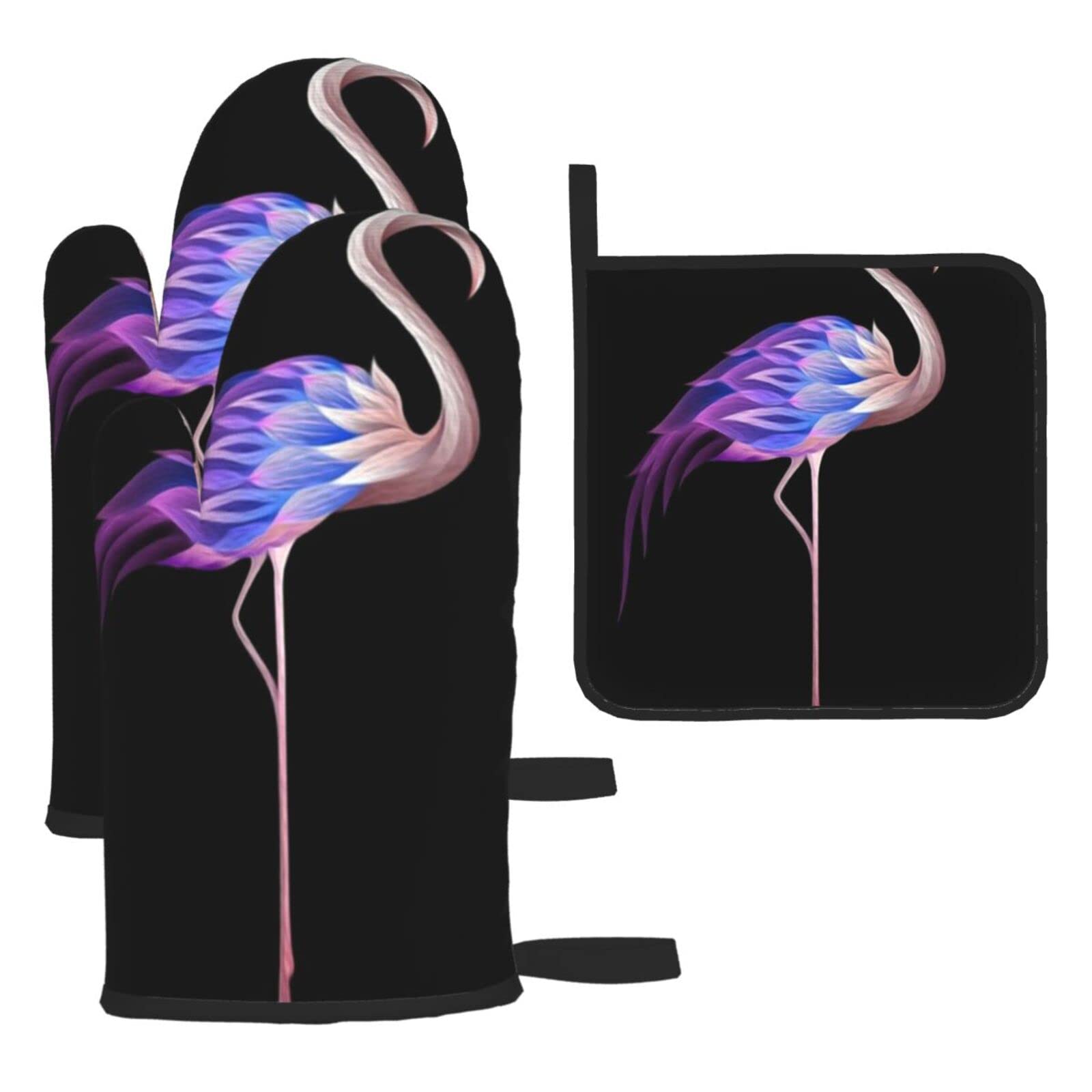 Maniques flamant rose résistant à 500 °C pour réussir vos barbecues d'été