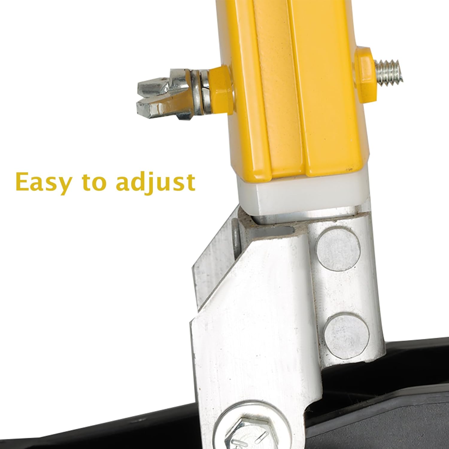 kimllier 24-40 Inch Drywall Stilts Yellow Aluminum Alloy Stilts Adjustable Height Fit for Work High Above The Ground