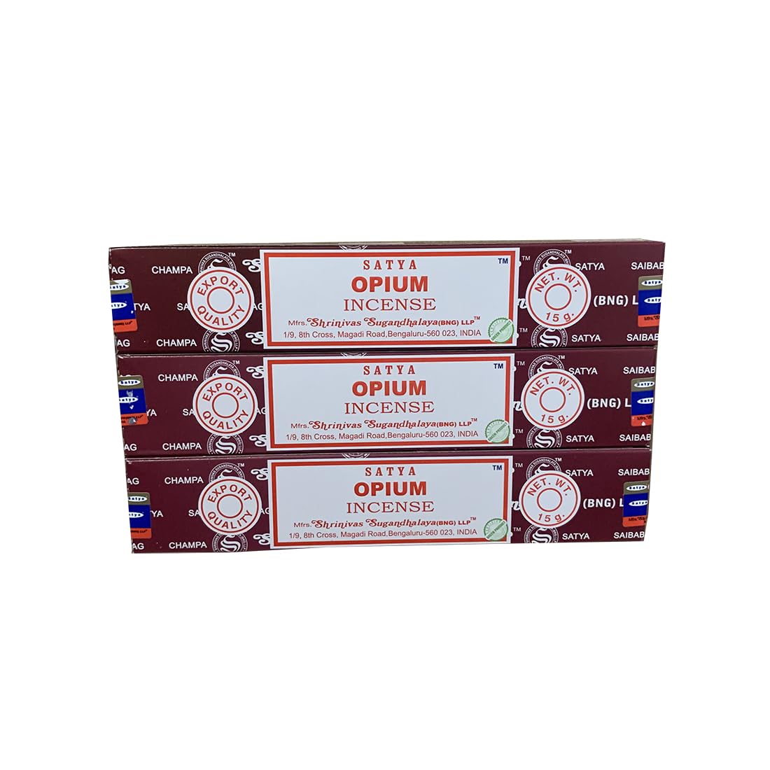 Giftlocaluk Spicy, Exotic, With Star Anise And Deep Florals Satya Opium Incense Sticks – Rich, Spicy Fragrance For Passion & Nighttime Allure (Pack Of 3 X 20 Sticks)