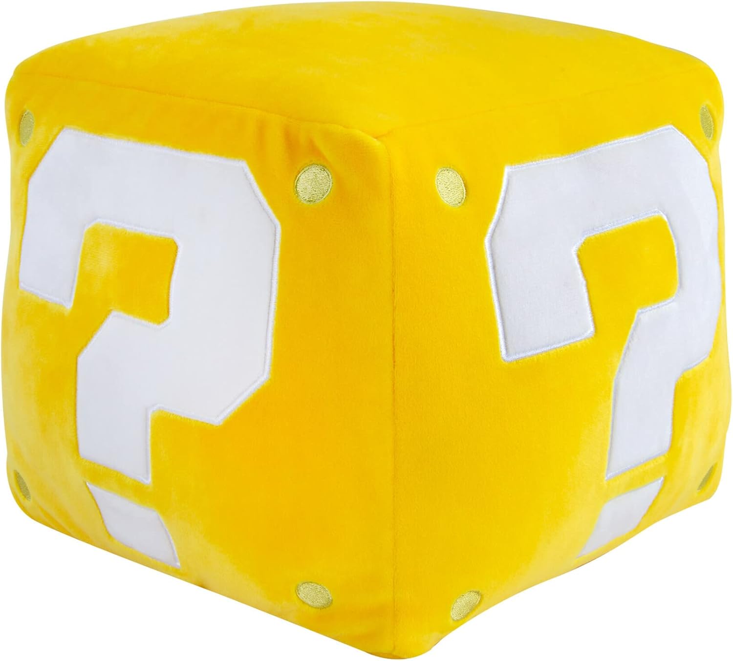 Club Mocchi- Mocchi- Nintendo Super Mario Plush - Question Mark Plushie - Collectible Squishy Plushies - 15 Inch