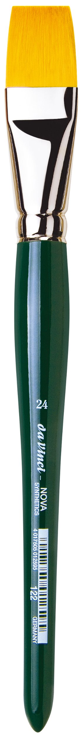 Da Vinci 122 Series Hobby Brush, Synthetic Fiber, Green, 25 x 2.6 x 30 cm