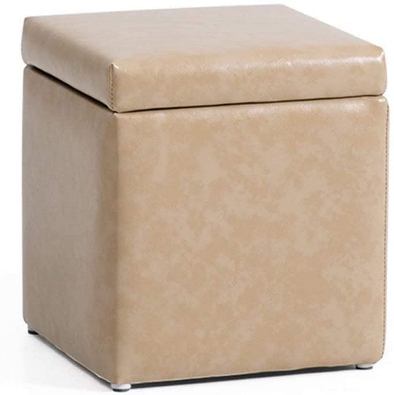 Repose-Pieds Pouf de Rangement pour Gagner de la Place dans le Salon et le Couloir