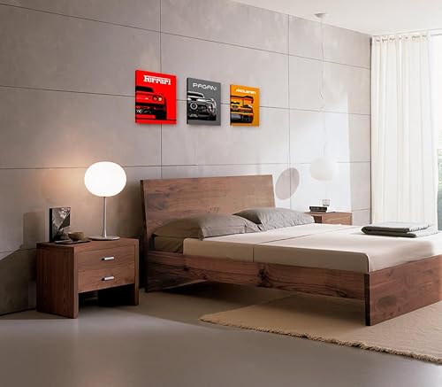 Miniatura 3 de Pósteres modernos de auto clásicos de superauto, impresiones artísticas de pared de Ferrari Lamborghini McLaren Pagani, pósteres de lienzo para