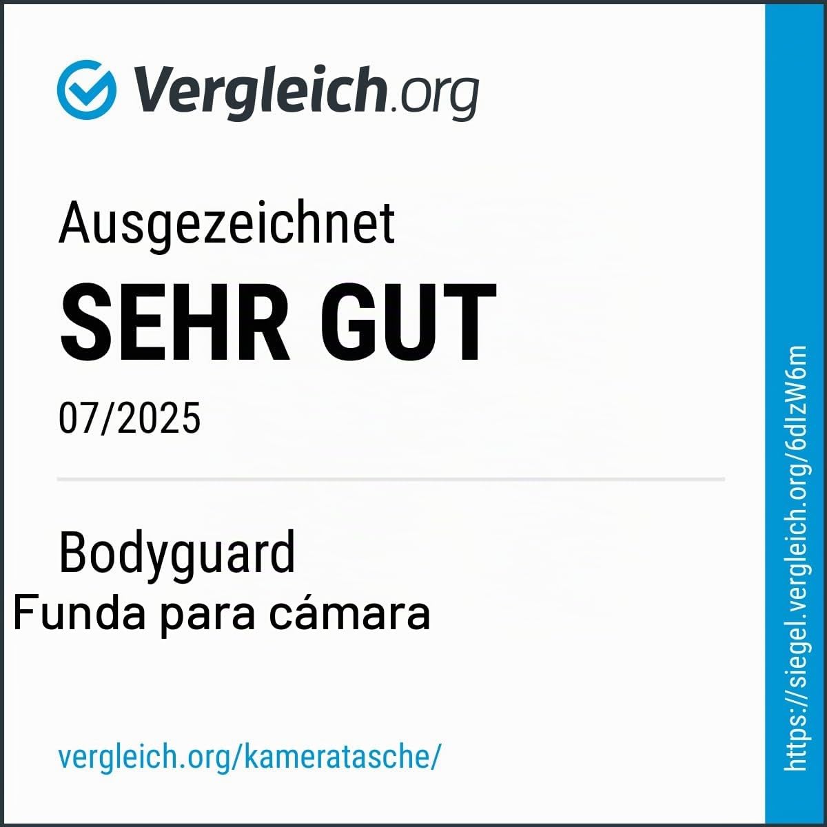 Bodyguard, Bolsa para cámara de Foto tamaño XXL, Bolsa de Camara Grande, Bolsa para cámara de Fotos y Video, Bolsa Grande con división Interna Variable, 5 Compartimentos