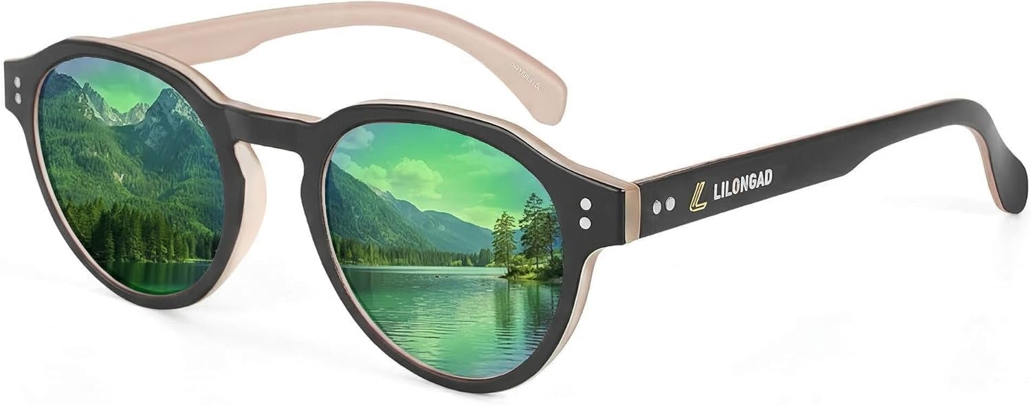 PC Polarized Sunglasses for Men & Women – UV400, Scratch-Resistant, Lightweight TR90 Frame for Driving & Outdoor Use