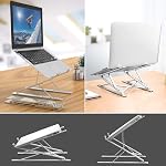 Support portable en aluminium portable réglable pour 10" - 17" Comprimé pour ordinateur portable