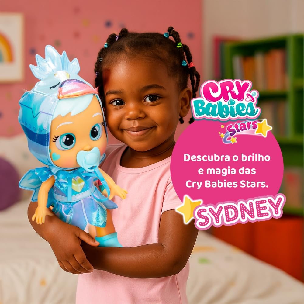 Boneca Cry Babies Stars Sydney Multikids - BR2238 : Amazon.com.br